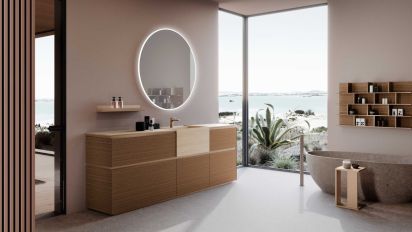 Mobili da Bagno con Maniglia a Gola